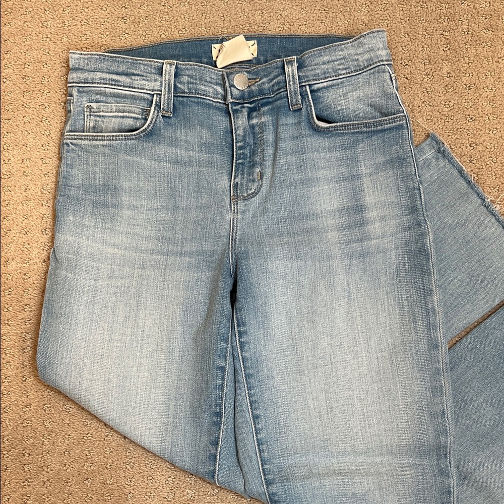 L'AGENCE Light Wash Skinny Jeans